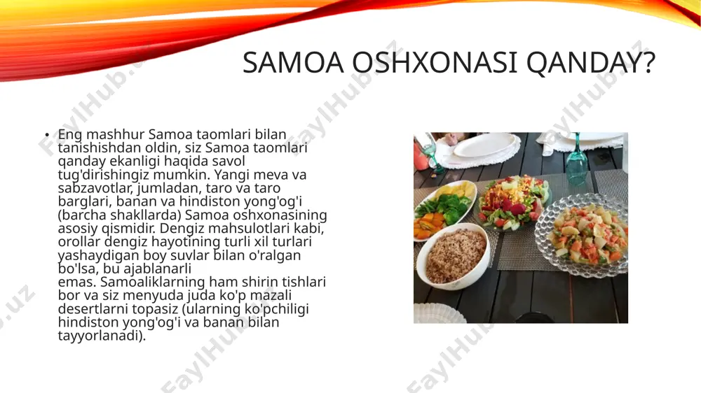 samoa orollari taomlari - Page 4