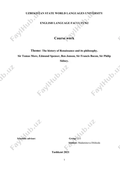 the history of renaissance and its philosophy — DOCX