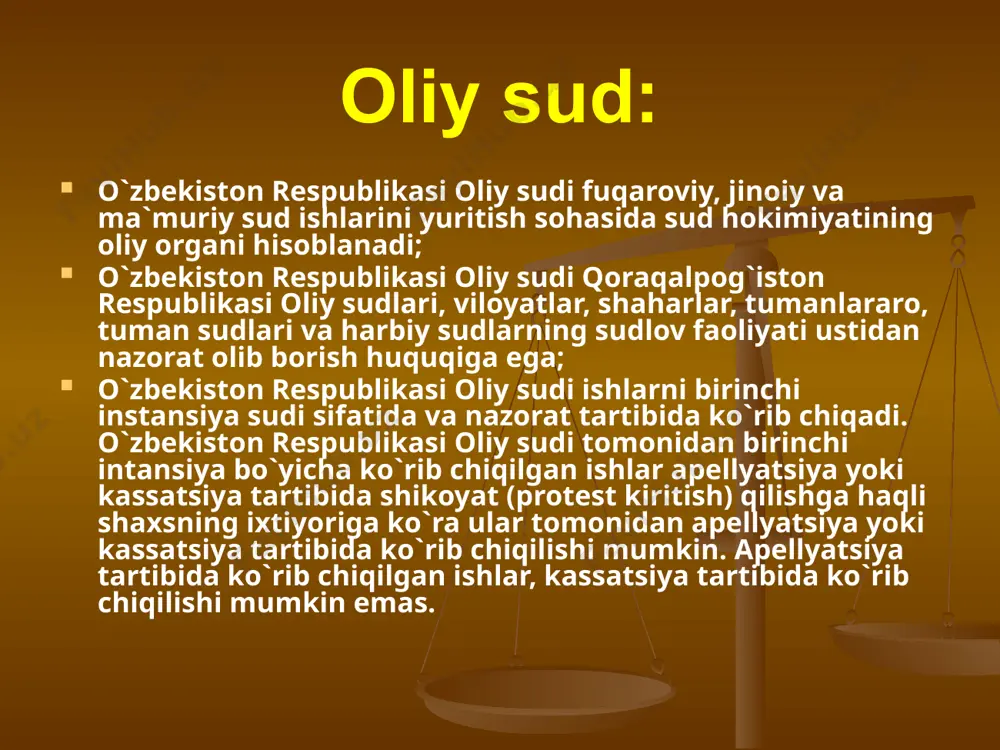 o`zbekiston respublikasi sud tizimini - Page 4