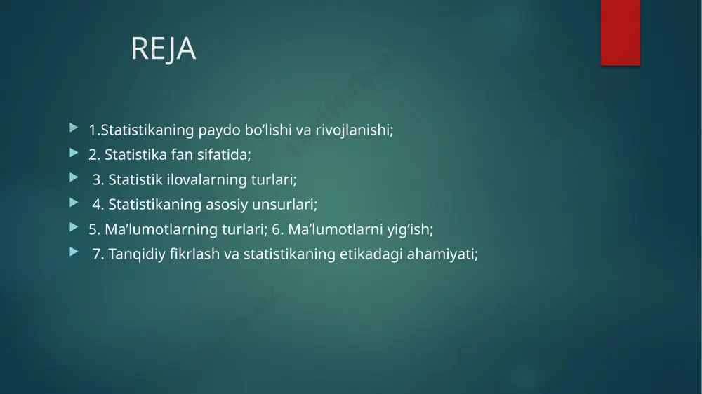 statistika fanining predmeti va usullari - Page 2