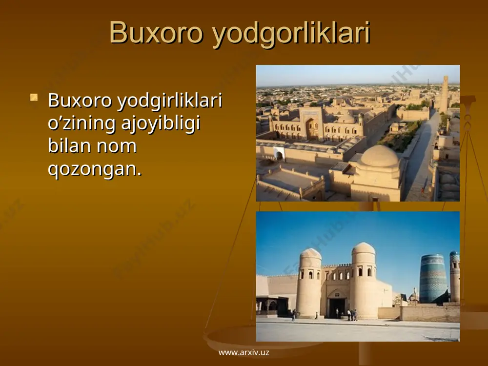 o’zbekistonning tarixiy yodgorliklari va obidalari - Page 3