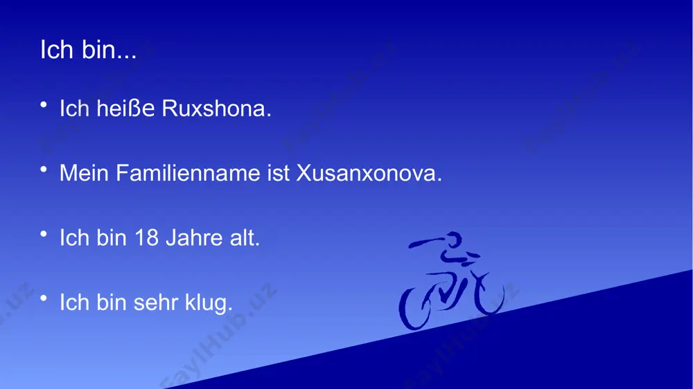 sich vorstellen (o’zini tanishtirish) - Page 2
