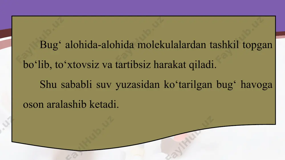 qattiq jism, suyuqlik va gazlarning molekulyar tuzilishi - Page 4