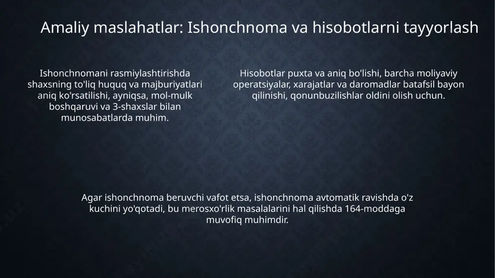 ishonchnoma va hisobot matnlari - Page 5