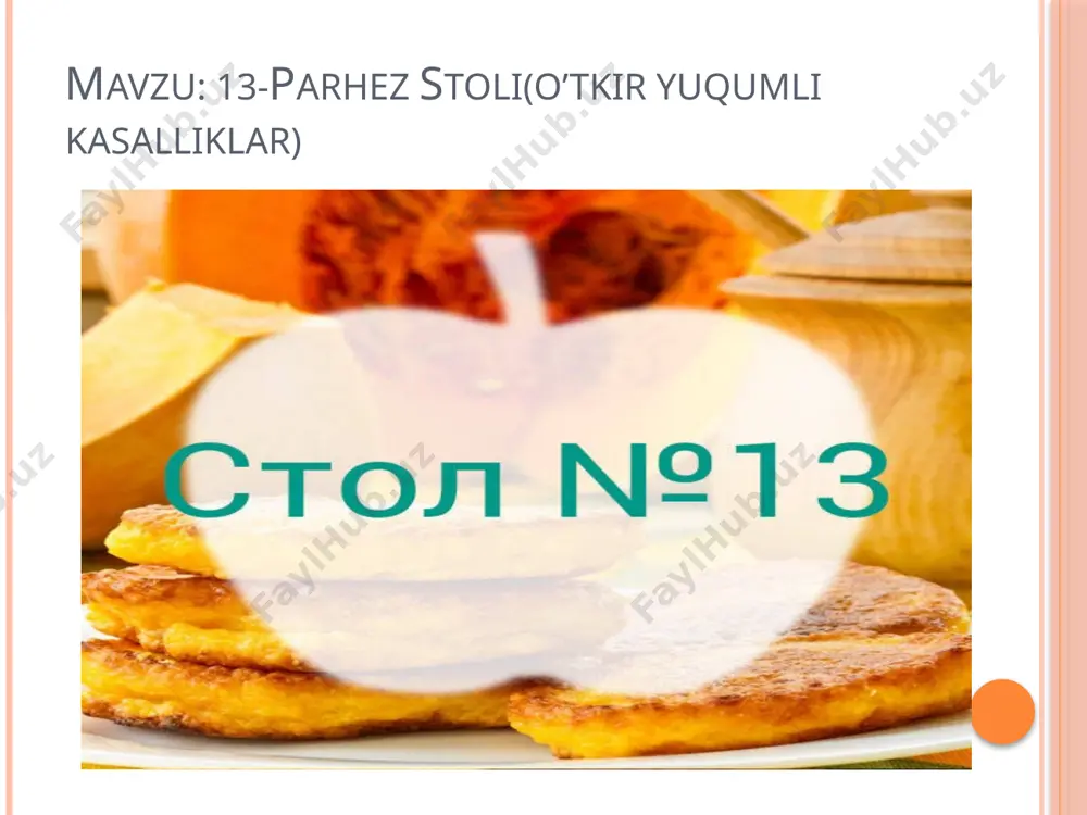 13-parhez stoli (o’tkir yuqumli kasalliklar) - Page 2