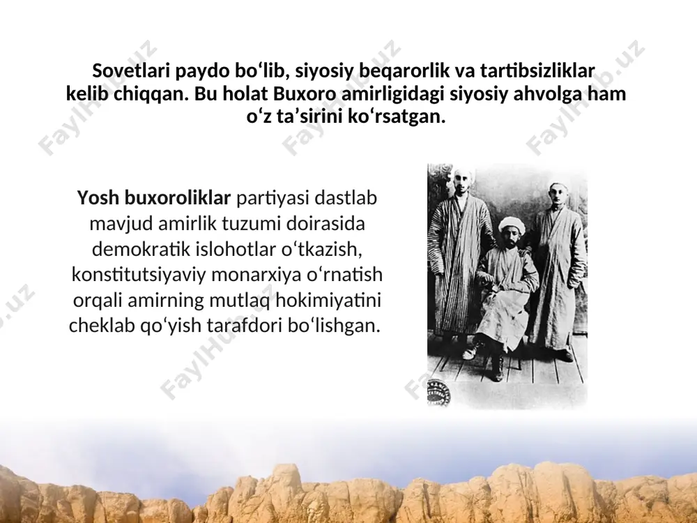 buxoro amirligi va xiva xonligida 1917-1920-yillardagi ijtimoiy siyosiy vaziyat - Page 5