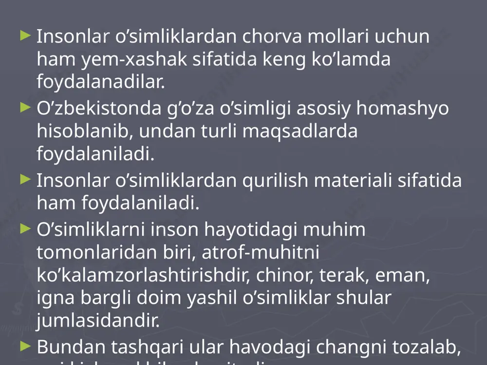 o’simliklar dunyosini muhofaza qilish - Page 5