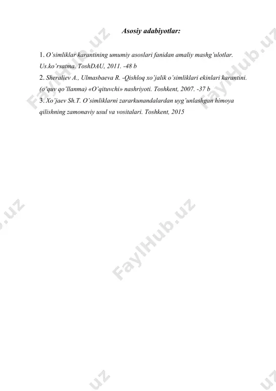 o’zbekiston respublikasi xududida uchramaydigan karantin begona o’tlar - Page 4