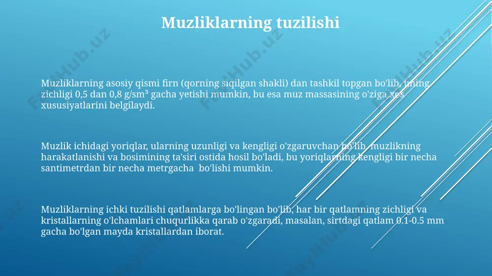 muzliklarning hosil boʻlishi va ularning rejimi - Page 3