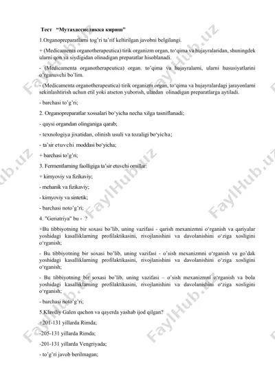 organopreparatlar — DOCX