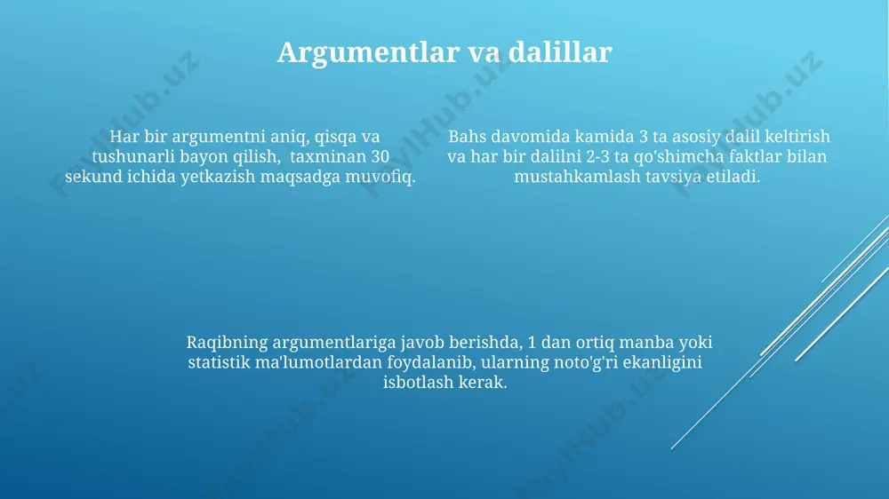 baxs munozara olib borish qoidalari - Page 4