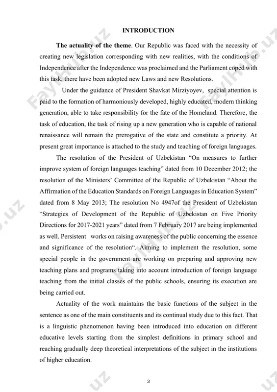there are so-called independent elements, that is, elements standing outside the structure of the sentence, and therefore of lesser importance. the independent elements are parenthesis and direct address. any part of the sentence may be expressed in four ways, that is, by a single word-form or a word-form preceded by a formal word, by a phrase, by a predicative complex, or by a clause. the only exception is the verbal predicate which can be neither a predicative complex nor a clause. every english sentence but the one-member and the imperative one must have a subject. the subject is one of the two main parts of the, sentence. the most important feature of the subject in english is that in declarative sentences it normally comes immediately before the predicate, whereas in questions its position is immediately after an operator. it means that in english sentences any word or words which occur …