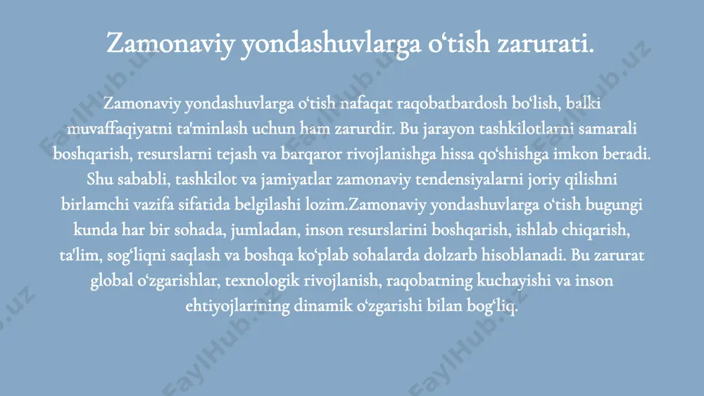inson resurslarini baholashning zamonaviy uslublari - Page 5