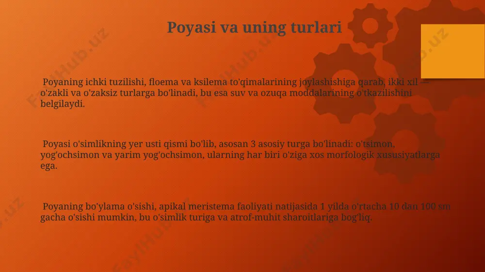larga ajratish imkonini beradi. o'simliklarning morfologik xususiyatlariga (masalan, poyasi, bargi, guli) ko'ra 300 dan ortiq turga bo'linishi mumkin, bu esa ularning tuzilishi va funksiyalarini o'rganishni murakkablashtiradi. oziq-ovqat o'tlar ko'plab oziq-ovqat o'tlarining tarkibida 10% dan ortiq efir moylari bo'ladi, bu ularga xarakterli hid va ta'm beradi. o'simliklarning morfologik tuzilishi, masalan, barglarning shakli va joylashishi, oziq-ovqat o'tlarini aniqlash va tasniflashda muhim ahamiyatga ega. oziq-ovqat o'tlarining 30 dan ortiq turi mavjud bo'lib, ularning aksariyati vitaminlar, minerallar va antioksidantlarning boy manbaidir. o'tlarni yetishtirish va parvarishlash o'tlarning o'sishi davrida 2-3 marta mineral o'g'itlar bilan oziqlantirish, masalan, 15-20 g/m² azotli o'g'it, ularning rivojlanishi va sifatiga ijobiy ta'sir qiladi. o'tlarni ekish zichligi 1 gektar maydonga 50 000 dan 100 000 gacha ko'chat ekishni ta'minlaydi, bu hosildorlikni oshirishga yordam beradi. begona o'tlar bilan kurashish uchun muntazam begona o'tlarni yulib tashlash yoki gerbitsidlarni qo'llash (masalan, 0.5-1% li eritma) zarur, bu kasalliklar va zararkunandalar tarqalishining oldini oladi. mevаlarning xususiyatlari o'simliklarning …