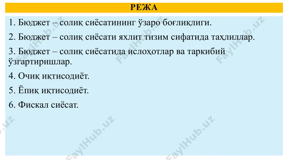 "davlatbudjeti.soliqlar. budjet-soliqsiyosati" - Page 2