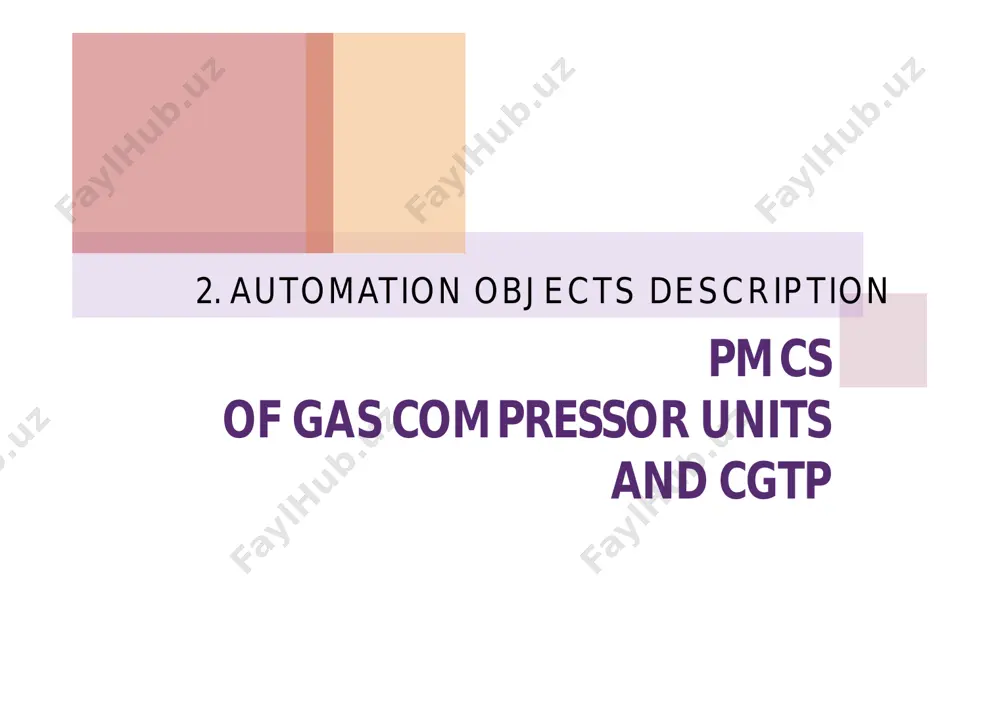 pmcs of gas compressor units and cgtp - Page 5