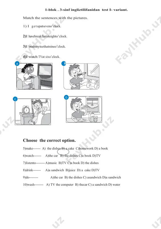 ona tili va o’qish savodxonligi fanidan test 1-variant - Page 3