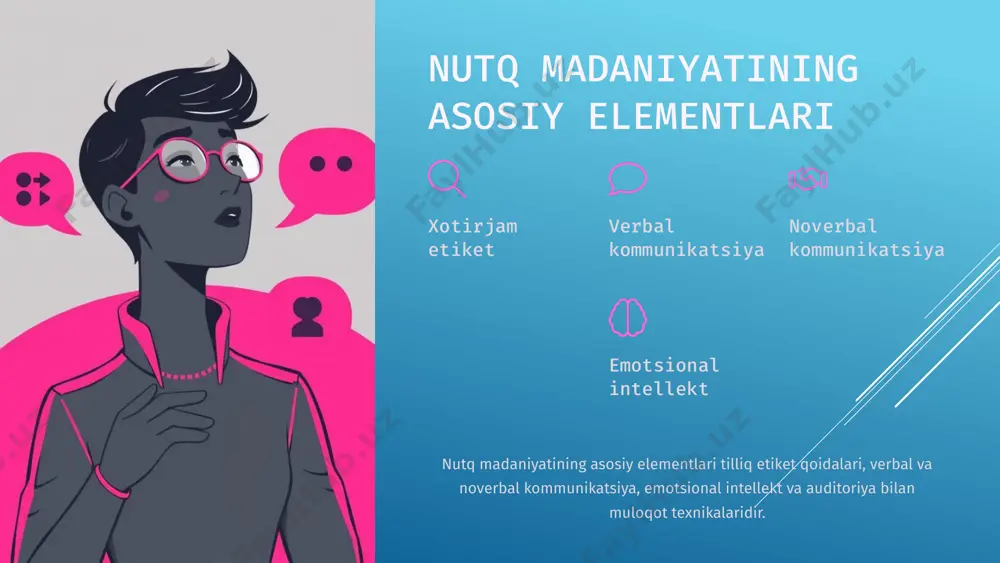 turizm xodimlarining nutq madaniyat va unga qo’yiladigan talablar - Page 4
