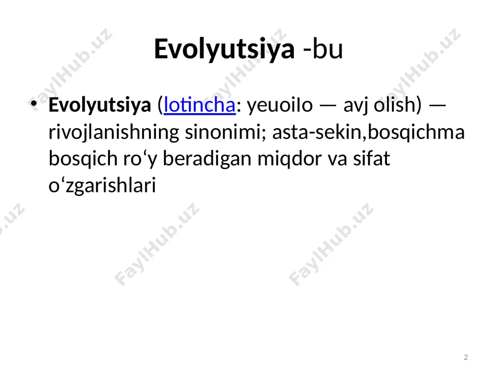 ik mashinalashgan ishlab chiqarishning vujudga kelishi va tadbirkorlarning ko‘proq foyda olishga intilishi tashqi savdoni deyarli barcha milliy xo‘jaliklarning tarkibiy qismiga aylantirib qo‘yishi natijasida xviii -xix asrlarda rivojlangan jahon bozori paydo bo‘ldi. 8 uchinchi bosqich uchinchi bosqich xix-xx asrlarga to‘g‘ri kelib, bu davrda jahon xo‘jaligi tizimi shakllandi. 9 to‘rtinchi bosqich to‘rtinchi bosqich xx asrning 60-yillaridan boshlab, ya’ni ko‘plab mustamlaka mamlakatlarning siyosiy qaramlikdan ozod bo‘lishi natijasida zamonaviy jahon iqtisodiyotida ijobiy o‘zgarishlarning yangi tendensiyalari paydo bo‘lishi bilan bog‘liq. bu tendensiyalar quyidagilardan iborat: 10 bu tendensiyalar quyidagilardan iborat - iqtisodiy manfaatdorlik asosidagi xalqaro hamkorlik; - jahon miqyosidagi bozor makonlarining kengayishi; - jahon xo‘jaligi aloqalari majmuining rivojlanishi 11 jahon xo‘jaligi subyektlari bo‘lib quyidagilar hisoblanadi o‘z ichiga milliy iqtisodiyot majmuasini oluvchi turli mamlakatlar; transmilliy korporatsiyalar; xalqaro tashkilot va institutlar; milliy iqtisodiyot chegarasidan chiqqan, barcha sohalar, xo‘jaliklar va firmalar 12 keng va tor ma’nolari farqlanadi “jahon xo’jaligi”, “butunjahon xo’jaligi”, “jahon iqtisodiyoti” tushunchalari bir xil ma’noni anglatib, ba’zi …