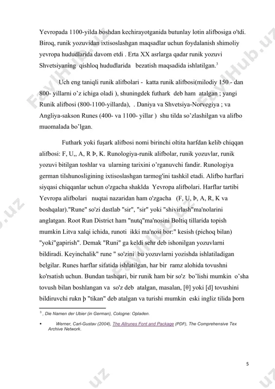 rak . ssenariyning kelib chiqishi tarixiy kontekst o'rtasidagi madaniy aloqa ko'pincha rim armiyasida yollanma askarlar bo'lib xizmat qilgan german xalqi va rim imperatorligi davrida kursiv yarim oroli (1-a. dan 5-a. gacha). norvegiya tilshunosi karl marstrander (1883-1965) nazariyani ilgari surdi, runik alifbosi subalp shimoliy etruskiga asoslangan alifbo. mashhur madaniyatda runik har doim sirli xususiyatlarga ega deb ko'rilgan. bir muncha vaqt ichida bir xayol kompyuter o'yini runes yozilgan jumboq bilan keladi, va ko'plab zamonaviy viccan mazhablar runes rasmiy va ritualistically foydalanish. runes vaqtdan oldin yil sifatida shimoliy yevropa christianized bo'ldi, bu "butparast" yoki nooziq-nasroniy o'tmishda bilan bog'liq bo'ldi, va shuning uchun bir maxfiylik unga tashlanadi. hatto rune so'zining taxmin qilingan etimologiyasi, "shivirlash" degan ma'noni anglatuvchi nemis so'z raunen, runikga sirli burilishni qo'shishga yordam berdi. runik alifbosi futhark deb ham nomlanadi, alifboning dastlabki oltita harfidan, ya'ni f, u, th, a, r va k. shu tariqa "futhark" yunon alifbosining dastlabki ikki harfidan bo'lgan alphaand …