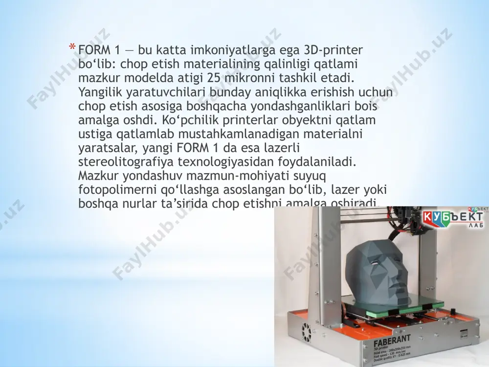 3d printerlar va ular yordamida erishilgan yutuqlar - Page 4