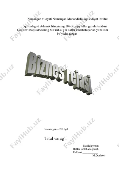 biznes rejasi — DOC