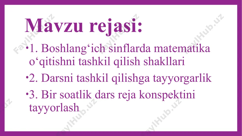 matematikao‘qitishni tashkil qilish - Page 2