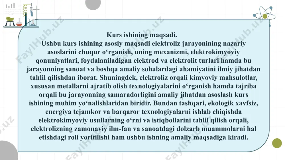 elektroliz va uning amaliy ahamiyati - Page 5