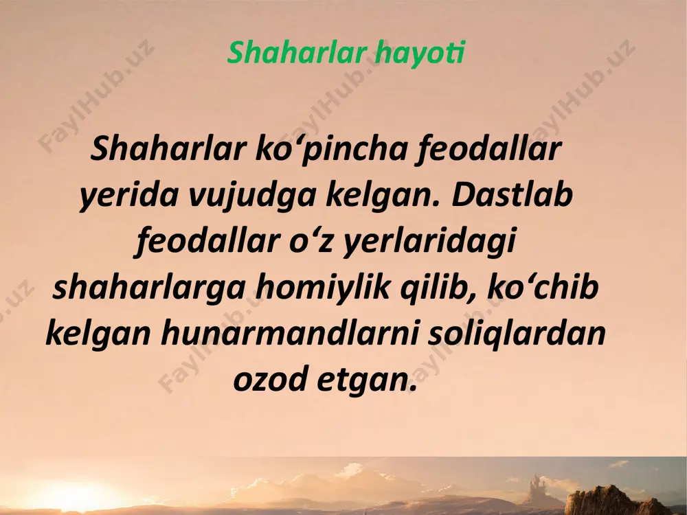 yevropada o‘rta asr shaharlari - Page 5