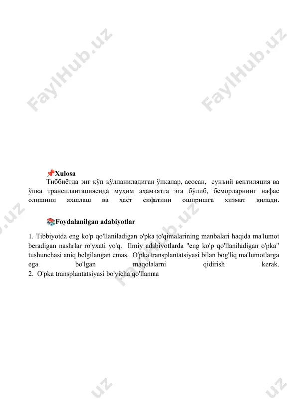 tibbiyotda eng kop qòllaniladigan pulmonlar - Page 5