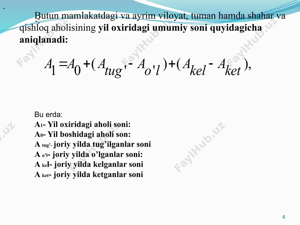 lmoqda: "kelgusi yillarda ochmoq mumkin bo’lgan demografik o'zgarishlar, shuningdek, ular barqaror rivojlanishga erishish uchun ayrim qiyinchiliklar va imkoniyatlarni tushunish, yangi rivojlantirish dasturi ishlab chiqish va amalga oshirishda muhim rol o'ynaydi", dedi ijtimoiy aloqalar iqtisodiy bmt bosh –secretari, wu hongbo. 20 4.dunyo aholisininig istiqboldagi soni eng rejalashtirilgan dunyo aholisining o'sishi asosan afrikada, yuqori unumdorligi mamlakatlar yoki allaqachon katta aholi qisqa ro'yxatiga tegishli. keltirilgan, hindiston, nigeriya, pokiston, kongo demokratik respublikasi, efiopiya, tanzaniya birlashgan respublikasi, amerika qo'shma shtatlari (aqsh), indoneziya va uganda: 2015-2050 davomida dunyodagi aholining o'sish yarmi, ularning hissasi hajmiga ko'ra umumiy o'sishi to'qqiz mamlakatlarda jamlanishi kutilmoqda. hindiston nigeriya esa 2050 yilda amerika qo'shma shtatlaridan o'zib ketishi mumkin , 2022-yil atrofida xitoy aholisi eng yirik mamlakat bo'lib kutilmoqda 21 "kambag'al mamlakatlarda aholi o'sishi kontsentratsiyasi ochlik va qoniqarsiz oziqlanishni, qarshi kurashish uchun, shuningdek, ta'lim va sog'liqni saqlash tizimlari uchun juda muhim bo'lgan barchasini kengaytirish maqsadida, yanada qiyin qashshoqlik va tengsizlik muammolarni o'z majmuini, …