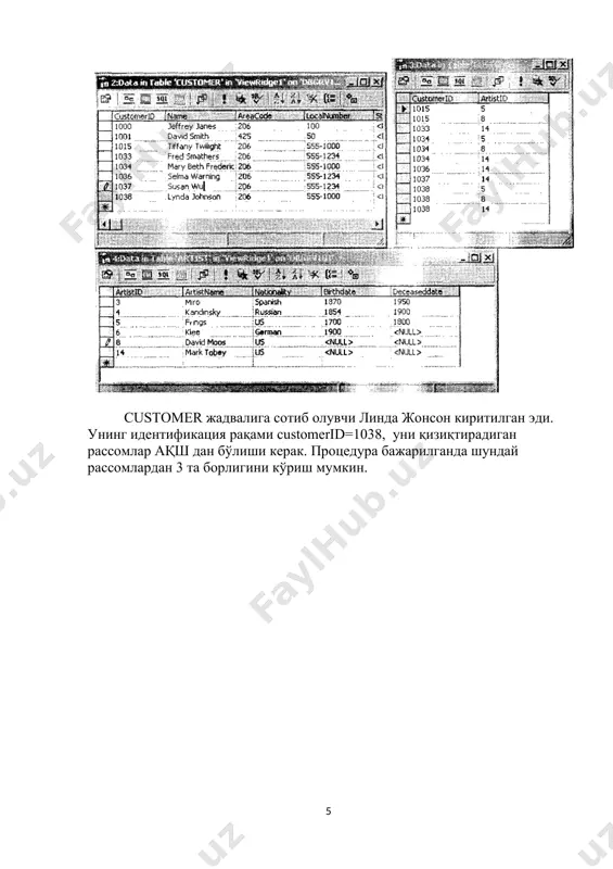 sql server да ишлаш (3-қисм) - Page 5