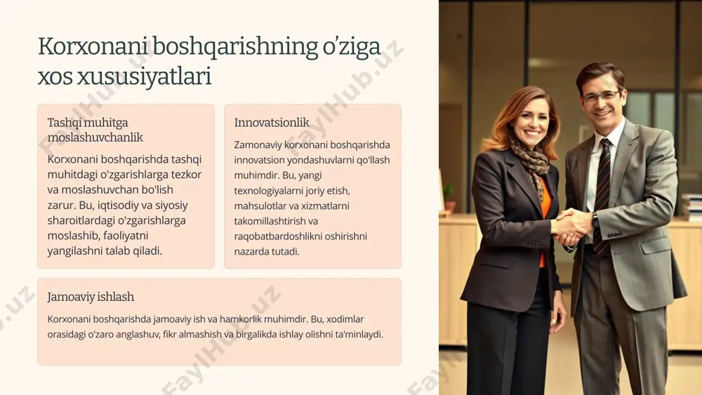 korxonani boshqarish: muvaffaqiyatga olib boradigan yo'l - Page 4