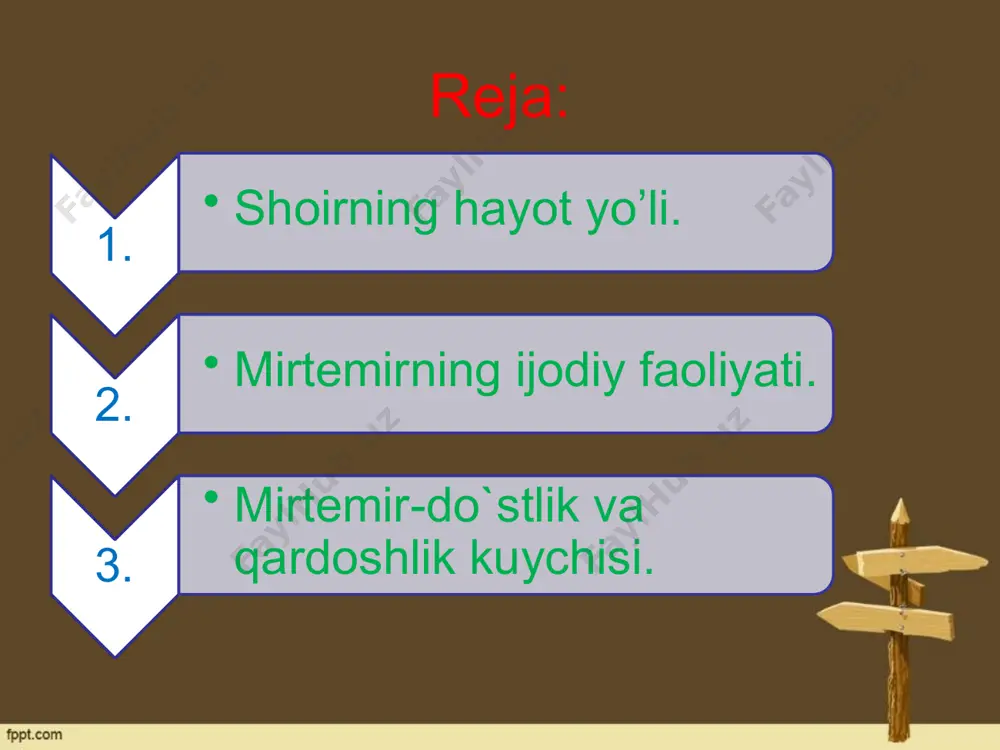 holni qandaydir anglashilmovchilik, deb o’ylagan va “siyosiy idora”ga borib, o’zini tanitgach, shu zahoti uzr so’rab, qo’yib yuborishlariga ishongan. lekin qoq yarim kechada uning uyini taqillatib kelgan chekistlar kimning uyiga va nima maqsadda kelganlarini yaxshi bilar edilar… naim karimov. mirtemir haqida. sa’dulla siyoyev. qalamdosh. «qayriladigan» kunim kelganda kutilmagan voqea yuz berdi. mirtemir akaning tobi qochib, kasalxonaga tushib qoldi. ko’rgani bordim. u xonada bir o’zi yotar, deraza yoniga qo’yilgan baland karavotning bosh tomonida qalam, daftar, jurnal va kitoblar, katta-kichik shishalarda dori-darmonlar saflab qo’yilgan. mirtemir aka «bolam»lab, «bo’tam»lab mehmon qila boshladi…  bulut i kо’k yuzida pag’a bulut - oq bulut, oq bulutdan sut yog’armi yoki qut? pag’a bulut - yaxshi ko’klam elchisi, havolarda yomg’ir isi, sel isi... ko’k yuzida dam qaldiroq, dam sukut, yog’may o’tma, pag’a bulut - oq bulut! yog’ib o’tsang - tizza bo’yi o’t bo’lur, o’t bo’lur, ham sut bo’lur, ham qut bo’lur. ii ko’k yuzida pag’a bulut - oq …