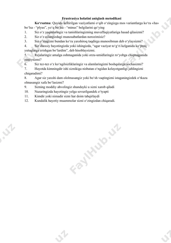 shaxsning stressga barqarorligini aniqlash testi - Page 5