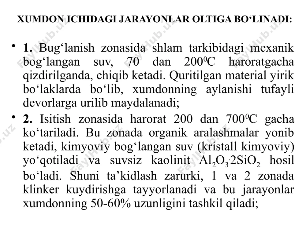 xom ash'oviy aralashmasi kuydirish va klinkerolish - Page 5