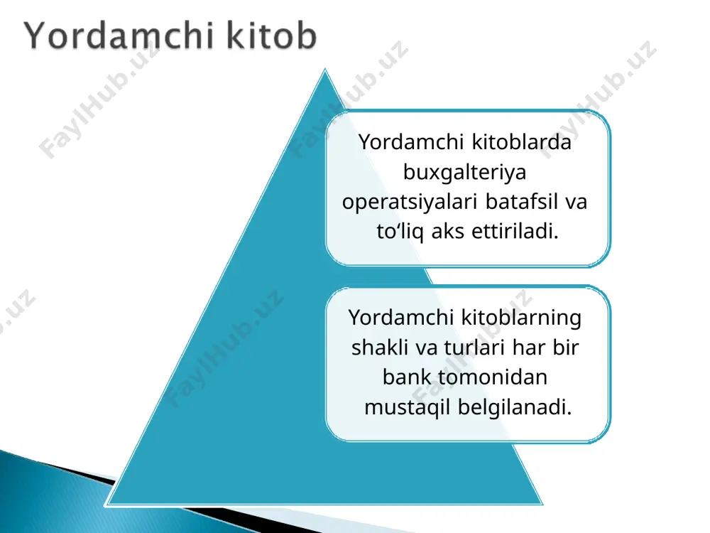 lar summalarini bankning o‘zi rasmiylashtirgan pul hisob-kitob hujjatlari va boshqa banklardan kelgan elektron to‘lov hujjatlaridagi summalari bilan birma-bir solishtirish orqali tekshiriladi. bosh va yordamchi kitoblarni tekshirish shaxsiy hisobvaraqlardagi kun boshidagi qoldiq summalari ularni o‘tgan kundagi shaxsiy hisobvaraqlar qaydnomasining kun oxiridagi qoldiqlar summalari bilan solishtirish orqali tekshirib chiqiladi. shaxsiy hisobvaraqlarning kun oxiridagi qoldiqlari kundalik aylanma- qoldiq summalar qaydnomasi bo‘yicha hamda quyidagilar taqqoslash yo‘li bilan tekshiriladi: hisobvaraq raqami, hisobvaraq nomi va kun oxiridagi qoldiq (bu qoldiq shaxsiy hisobvaraqlardagi qoldiqlar bilan taqqoslanadi). bosh kitobning nazorat hisobvaraqlaridagi ma’lumotlar yordamchi kitobdagi tegishli hisobvaraqlarning yakuniy summalari bilan taqqoslanadi. agar dastlabki yozuvlarda xato bo‘lmasa, summalar teng chiqadi. kunlik balans hisobotlari va shaxsiy hisobvaraqlarga qo‘lda biron-bir tuzatishlar qilinishiga yo‘l qo‘yilmaydi. summalarni o‘chirib yozish va tuzatish, shuningdek o‘chiruvchi suyuqliklardan foydalanib, ularga tuzatishlar kiritish qat’iyan taqiqlanadi. buxgalteriya hisobidagi xato yozuvlarni tuzatish bunday hollarda hisobvaraqlardan summalar mijozlarning roziligisiz hisobdan chiqariladi. bu haqda bank bilan mijoz o‘rtasida tuzilgan shartnomada ko‘rsatib o‘tilgan bo‘lishi …