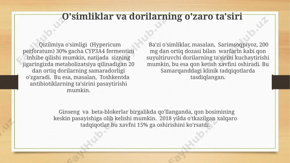 qon bosimini meʼyorda ushlab turuvchi tabiiy giyohlar - Page 4