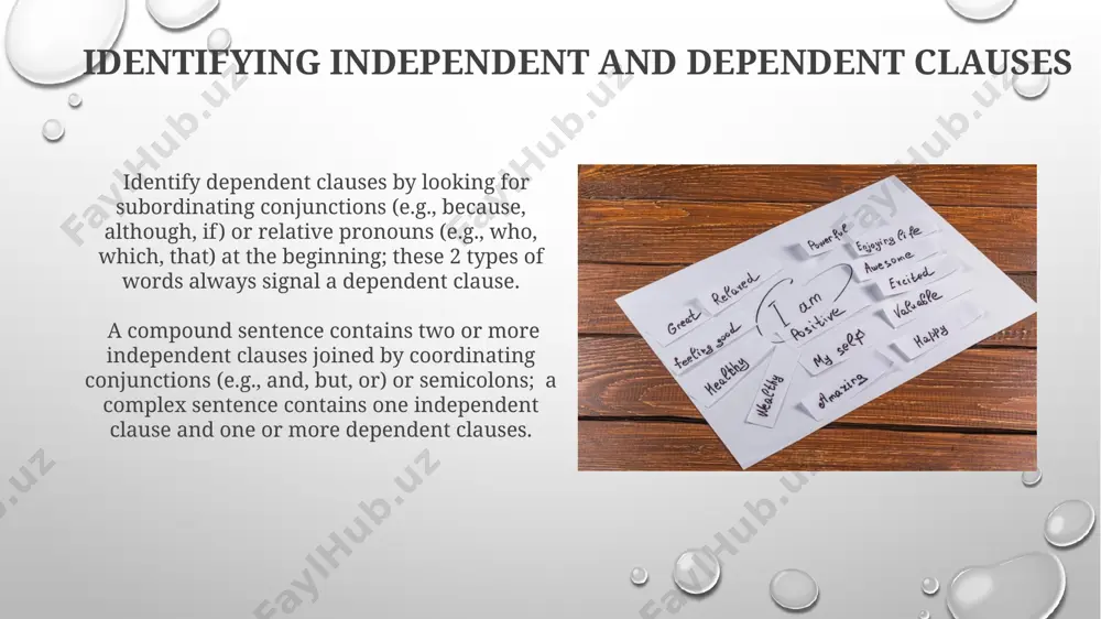 complex sentences and types of syntactic connections - Page 3
