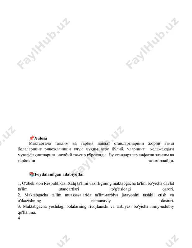maktabgacha ta'lim - tarbiyaning davlat standarti - Page 5