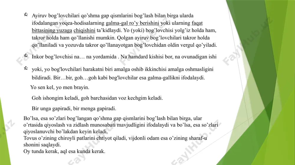 qo'shma gaplar - Page 5