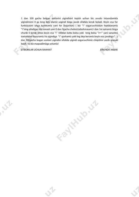 algoritmlar bo‘yicha dasturlar: ildiz hisoblash, eng katta sonni topish, yig‘indini hisoblash - Page 3