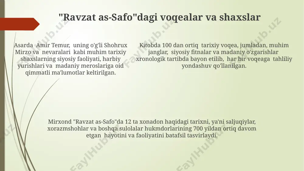 mirxondning "ravzat as-safo" asari - Page 5