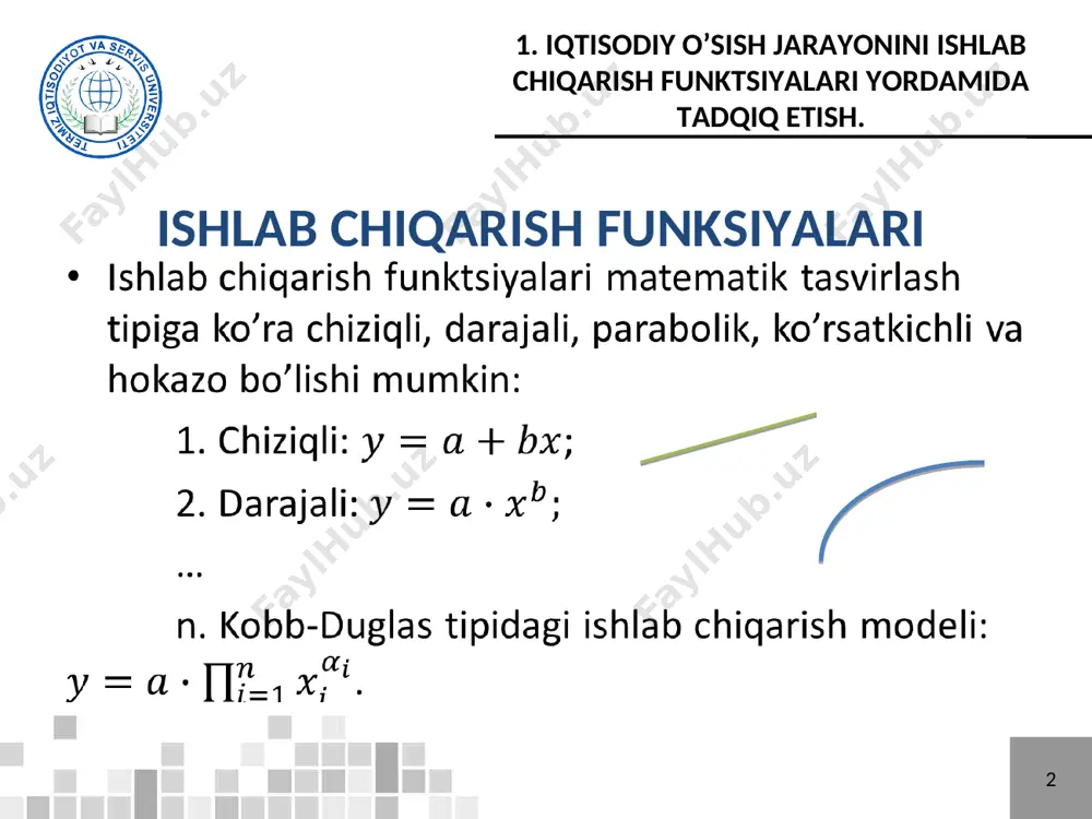 sizlik va inflyatsiya 3. makroiqtisodiy ekonometrik modellarning turlari va ularning iqtisodiy tahlilda qo’llanilishi 3 ishsizlik va inflyatsiya mustaqil ishlash uchun 3 mustaqil ishlash uchun mustaqil ishlash uchun 3 mustaqil ishlash uchun å p d 829 , 0 13 , 11 - = p s 986 , 0 93 , 3 + =