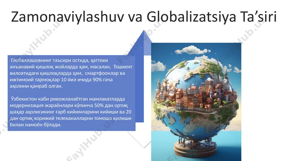 dunyo xalqlari madaniyatidagi umumiylik va farqlar mavzusiga - Page 4