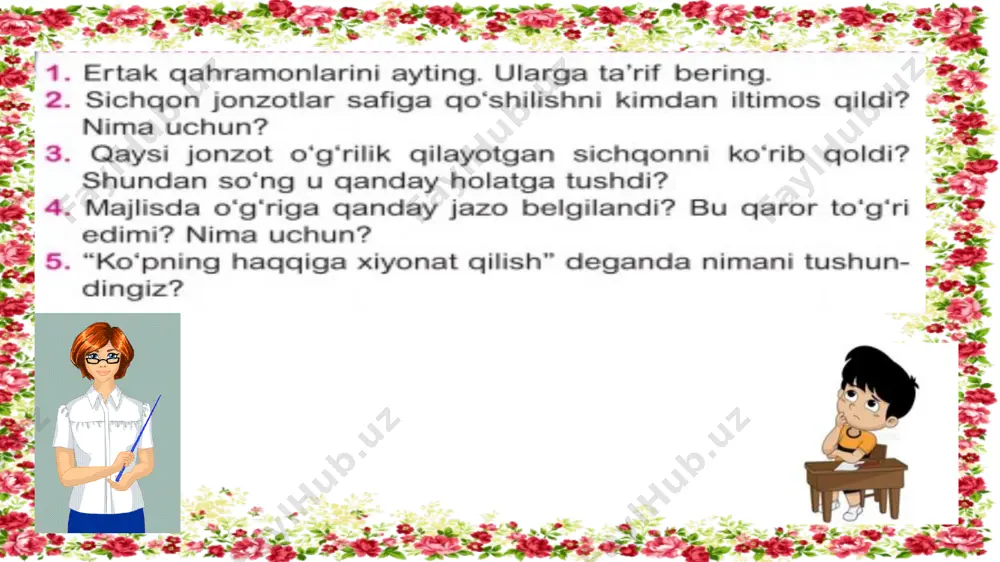 ertakni rolga kirib, ifodali o`qish - Page 3