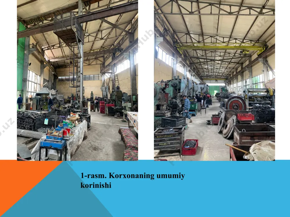 n sxema tavsiya etiladi. bunda tashqi va ichki sxemalar orasida transformatorlar joylashgan bo'lib, tizim kuchlanishi 6-20 kv ga pasaytiriladi. transformatorlarning quvvati va liniya simlarining ko'ndalang kesimlari shunday olinadiki, ular normal rejimda 60-70% yuklama bilan ishlaydilar. biror liniya va transformator uzilganda ikkinchi liniya va transformator joiz o'ta yuklanish bilan ishlab korxonaning uzluksiz ish rejimini ta'minlaydilar. bosh pasaytiruvchi podstansiya yuqori kuchlanishli tomonida uzgich o'rniga ajratgich va qisqa tutashtirgichlarni ishlatilishi elektr sxemaning ancha arzonlashishiga olib keladi. biror transformator shikastlanganida rele himoyasi ta'siridan qisqa tutashtirgich ishga tushadi va sun'iy qisqa tutashuv rejimini sodir etadi. natijada liniyaning bosh qismida joylashgan uzgich q orqali liniya uziladi va avtomatik qayta ulash (aqu) tizimi ishga tushadi. liniyadagi 'toksiz' pauza davomida ajratgich shikastlangan transformatorni uzadi. aqu tizimi 'toksiz' pauza vaqti tamom bo'lganidan so'ng liniyani yana ulaydi va shikastlanmagan transformator manba birikadi. xulosa bitiruv oldi amaliyotimiz davrida bizga biriktirilgan korxonada ozimizga kerakli malumotlarga ega boldik . undan tashqari korxonadagi jamiki …