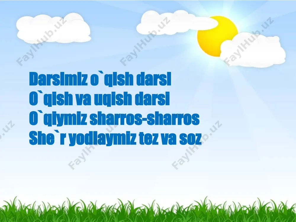 tabiat bilan suhbat (o'qish fanidan ochiq dars ishlanma) - Page 2