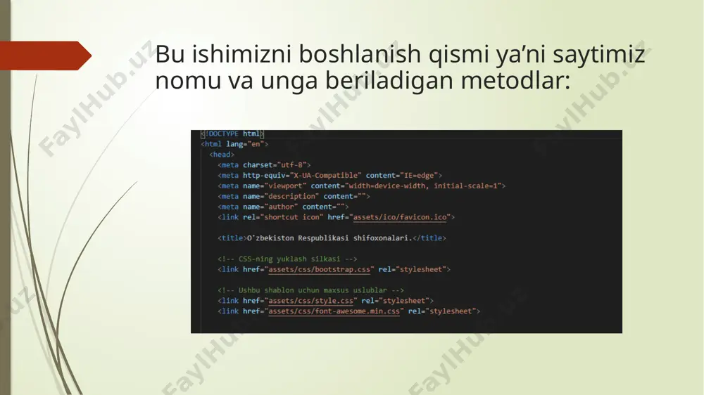 web sayt yaratish va uni hosting jarayoni - Page 2