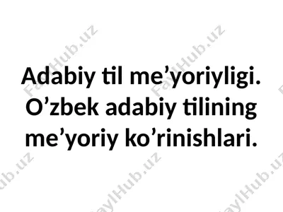 adabiytilme’yoriyligi — PPTX